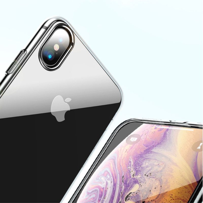 Case Kuoret iPhone XS Puhelinkuoret Läpinäkyvä X-Taso