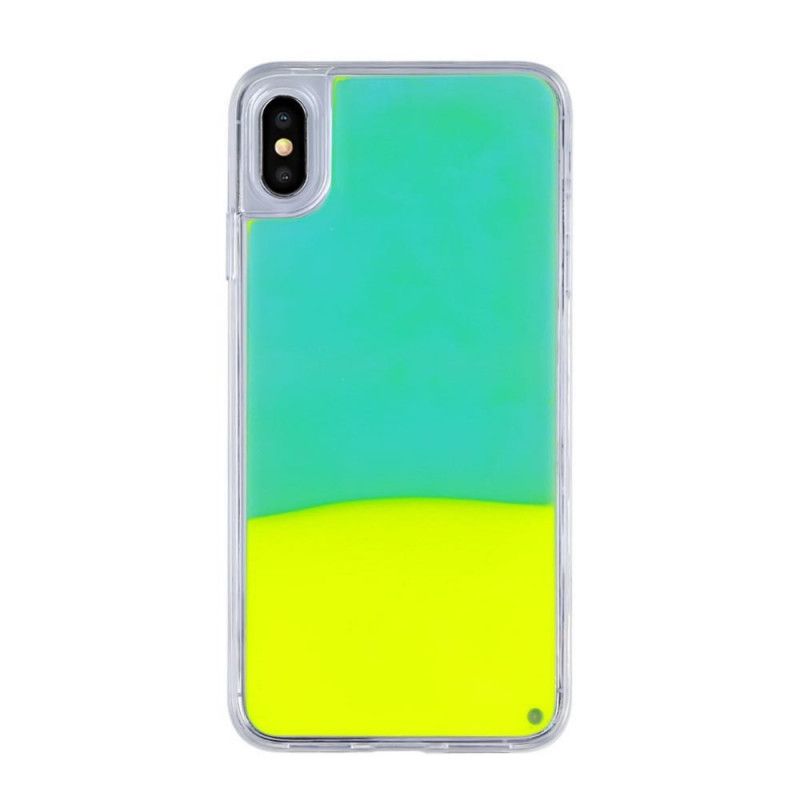 Case Kuoret iPhone XS Vihreä Oranssi Puhelinkuoret Valovoima