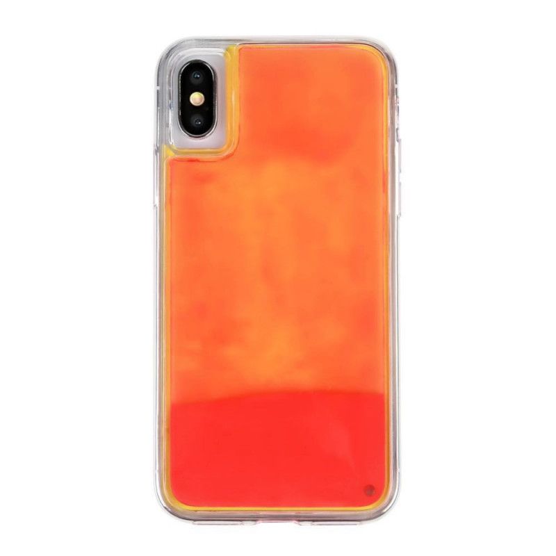 Case Kuoret iPhone XS Vihreä Oranssi Puhelinkuoret Valovoima