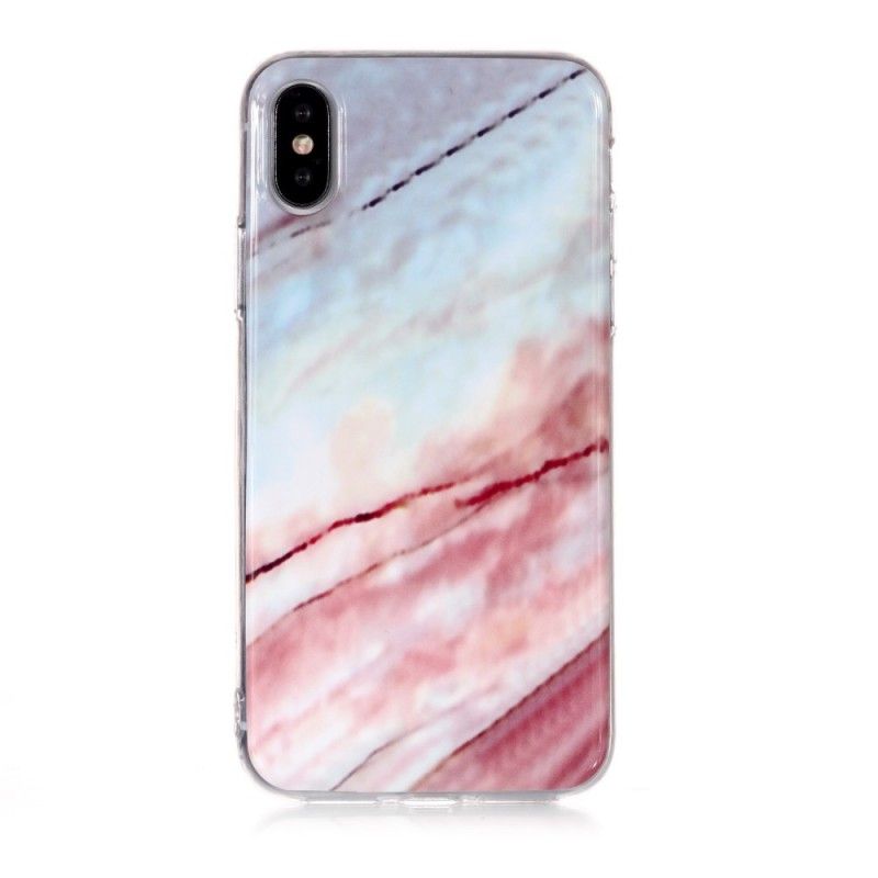 Kuori iPhone XS Hehkuva Marmori Suojakuori