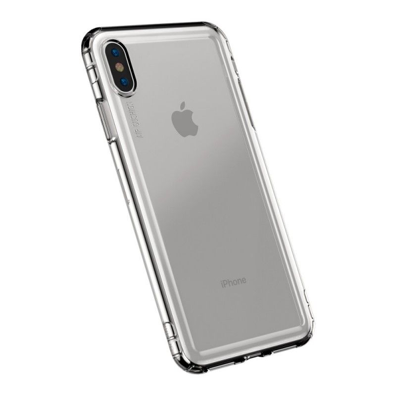 Kuori iPhone XS Läpinäkyvä Baseus-Turvatyynyt