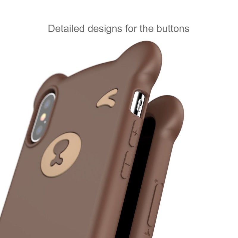 Kuori iPhone XS Musta Pieni Pikku Karhu