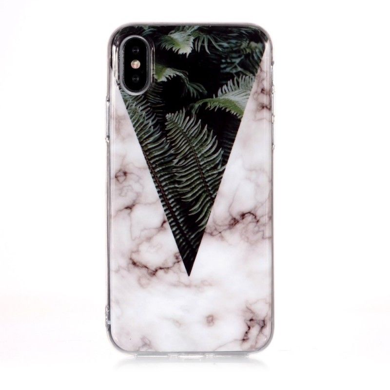 Kuori iPhone XS Puhelinkuoret Marmorilehdet