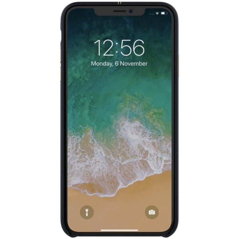 Kuori iPhone XS Punainen Musta Nillkin Englon -Sarja