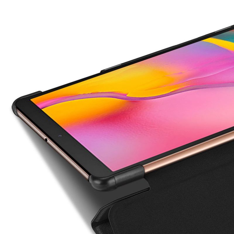 Älykäs Kotelo Samsung Galaxy Tab A 10.1 (2019) Vaaleanpunainen Musta Domo -Sarja Dux-Ducis