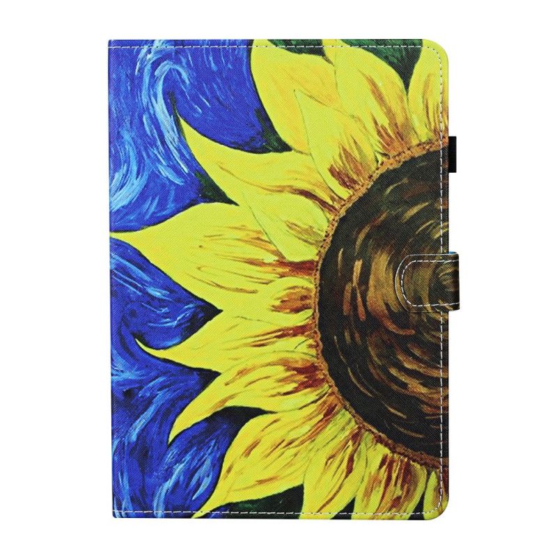 Flip Case Samsung Galaxy Tab A 10.1 (2019) Maalattu Auringonkukka