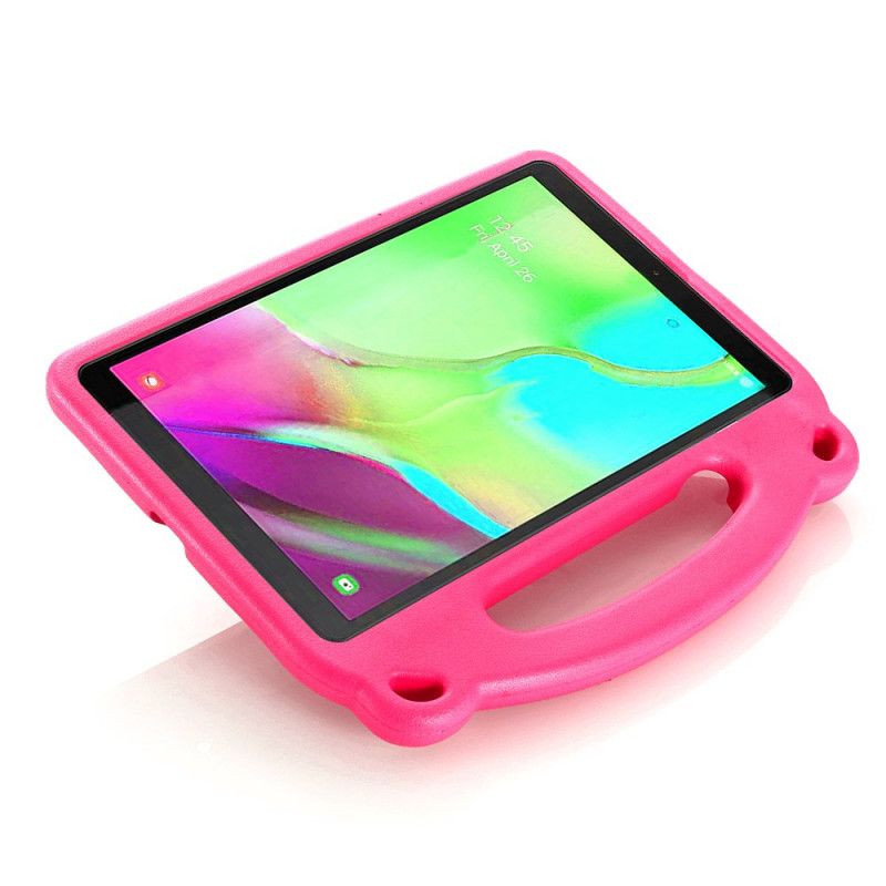 Kuori Samsung Galaxy Tab A 10.1 (2019) Magenta Musta Lasten Panda Suojakuori