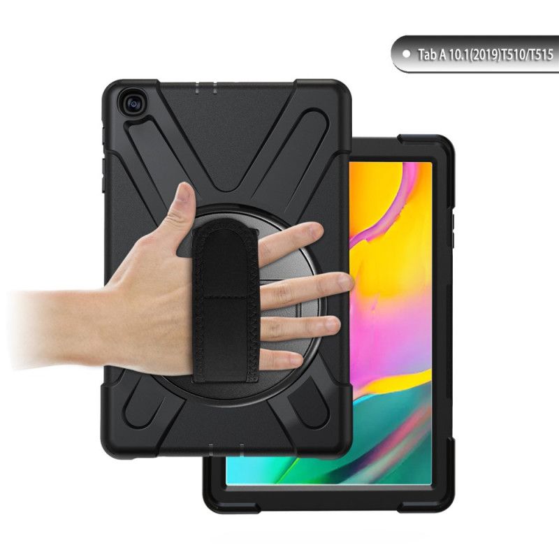 Kuori Samsung Galaxy Tab A 10.1 (2019) Punainen Musta Erittäin Kestävä X-Malli