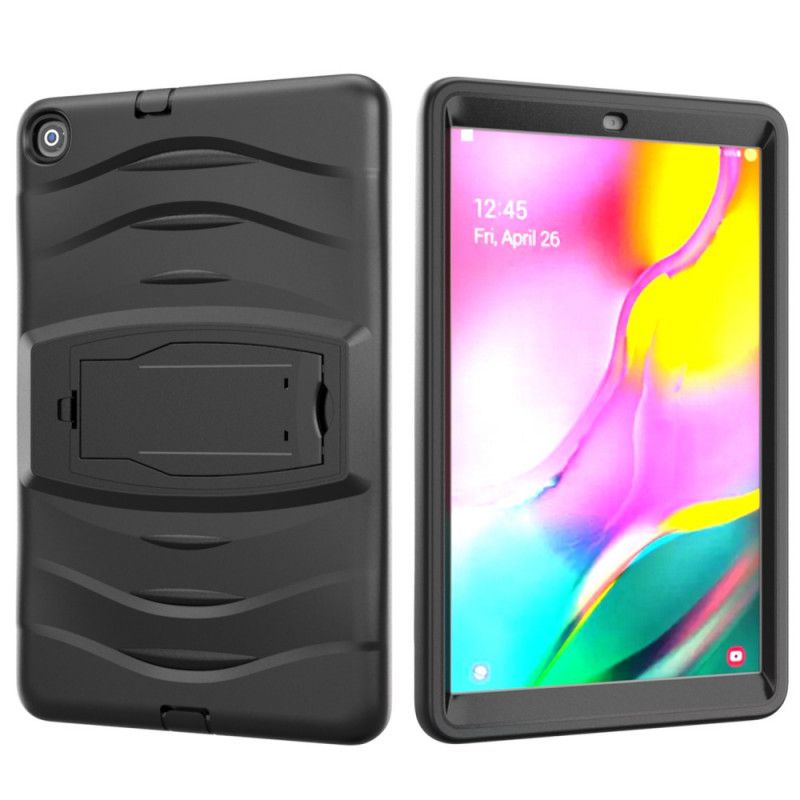 Kuori Samsung Galaxy Tab A 10.1 (2019) Punainen Musta Puskurinsuoja Tuella