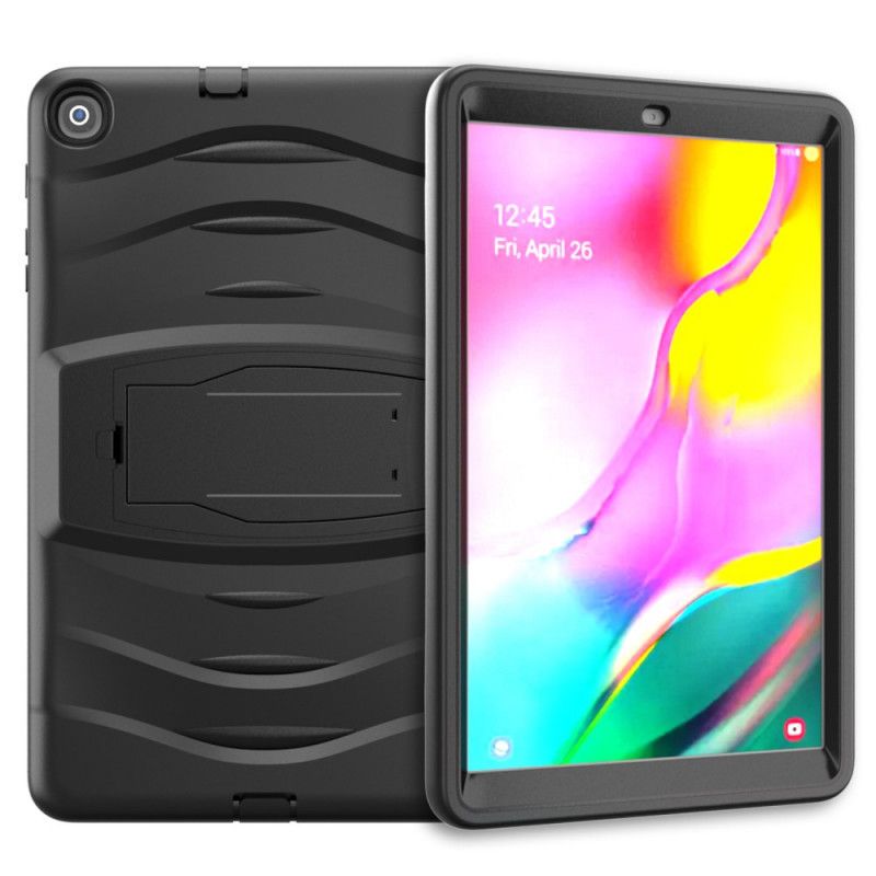 Kuori Samsung Galaxy Tab A 10.1 (2019) Punainen Musta Puskurinsuoja Tuella