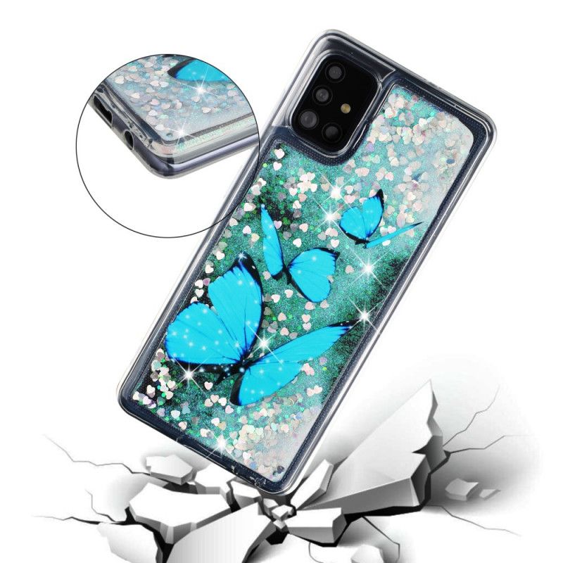 Case Kuoret Samsung Galaxy A52 4G / A52 5G Puhelinkuoret Kimaltelevat Lentävät Perhoset