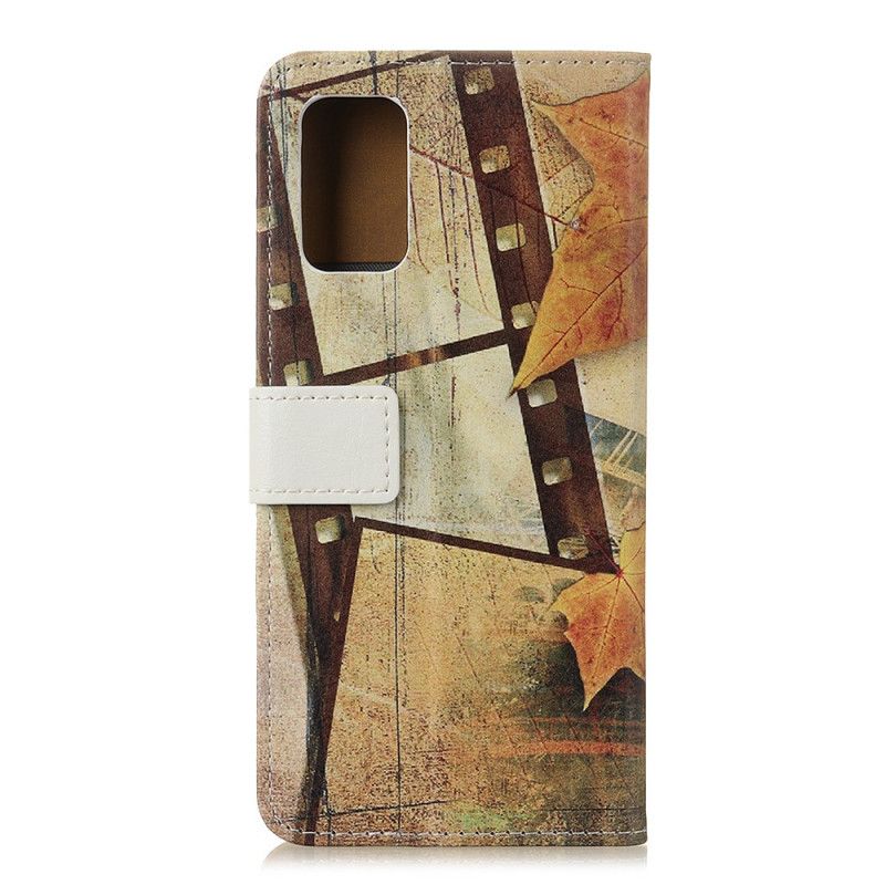 Flip Case Samsung Galaxy A52 4G / A52 5G Eiffel-Torni Syksyllä