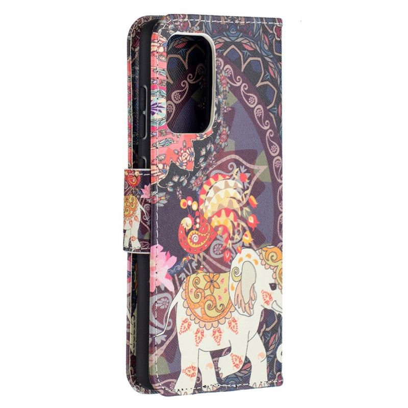 Flip Case Samsung Galaxy A52 4G / A52 5G Etninen Norsu Mandala