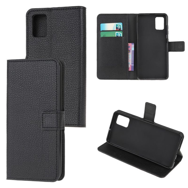 Flip Case Samsung Galaxy A52 4G / A52 5G Litsijyväinen Nahka