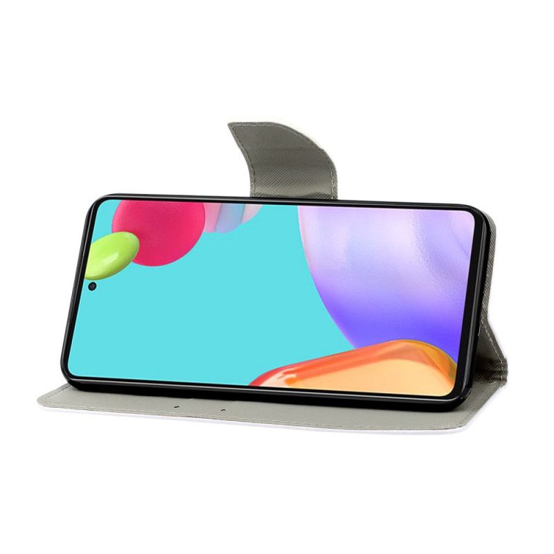 Flip Case Samsung Galaxy A52 4G / A52 5G Värillinen Kissanpentu Tangalla