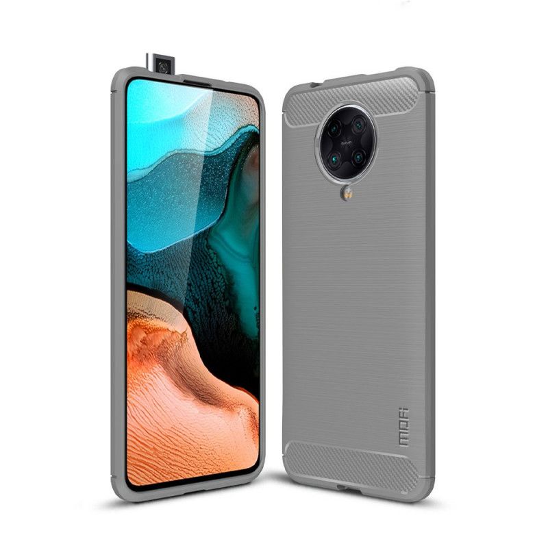 Case Kuoret Xiaomi Poco F2 Pro Harmaa Musta Puhelinkuoret Mofi Harjattu Hiilikuitu