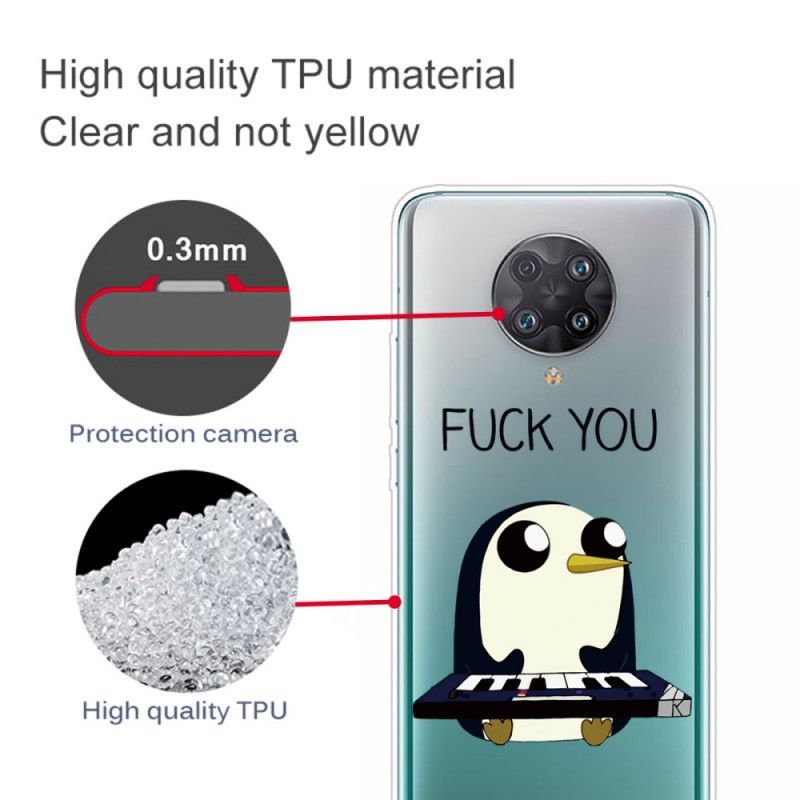 Case Kuoret Xiaomi Poco F2 Pro Puhelinkuoret Pingviini Vittu