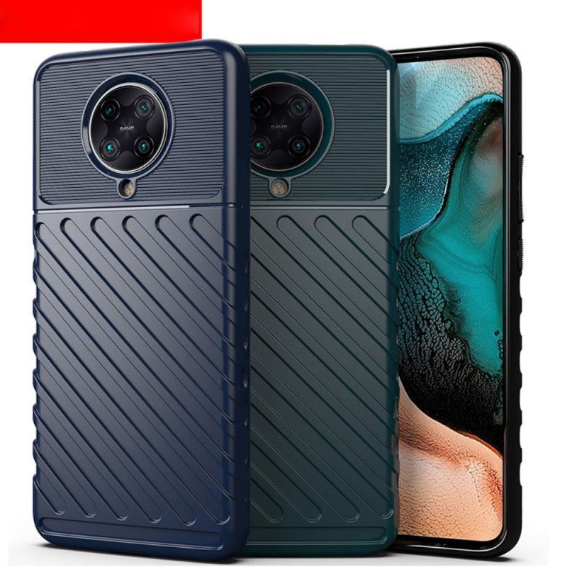 Case Kuoret Xiaomi Poco F2 Pro Vihreä Musta Puhelinkuoret Ukkosarja