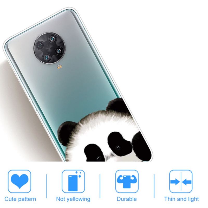 Kuori Xiaomi Poco F2 Pro Läpinäkyvä Panda Suojakuori