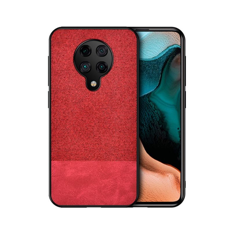 Kuori Xiaomi Poco F2 Pro Musta Tekonahkainen Purutekstiili