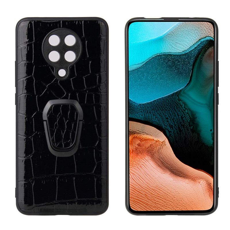 Kuori Xiaomi Poco F2 Pro Rengasta Tukeva Krokotiilin Ihovaikutus