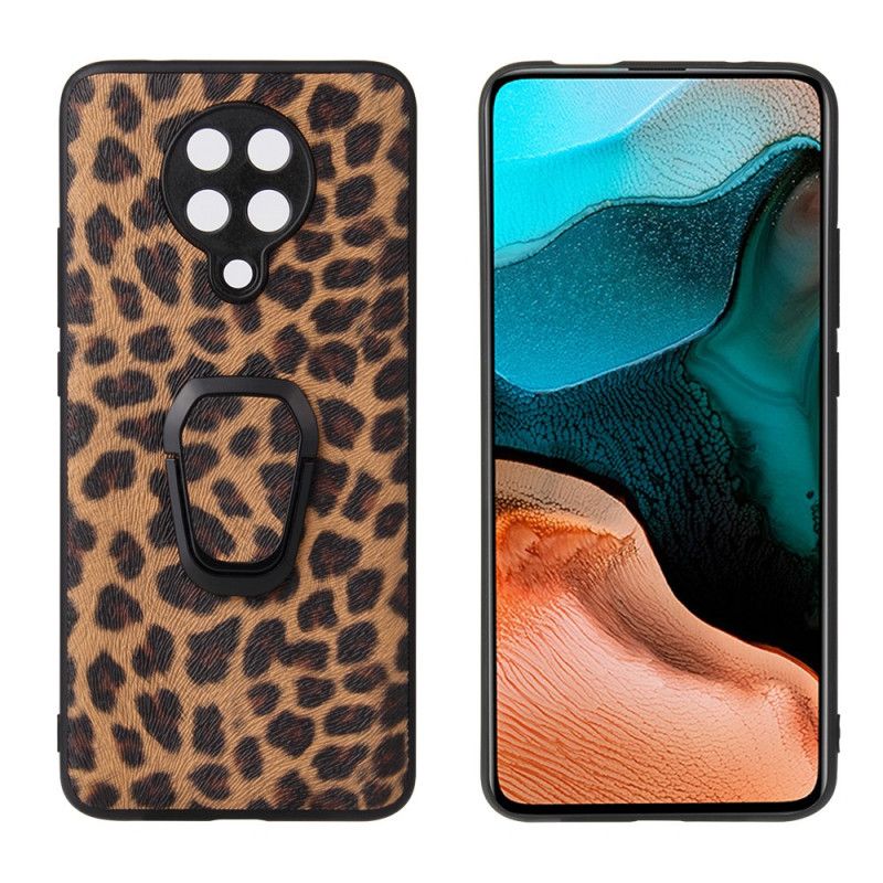 Kuori Xiaomi Poco F2 Pro Rengasta Tukeva Leopardin Ihovaikutus