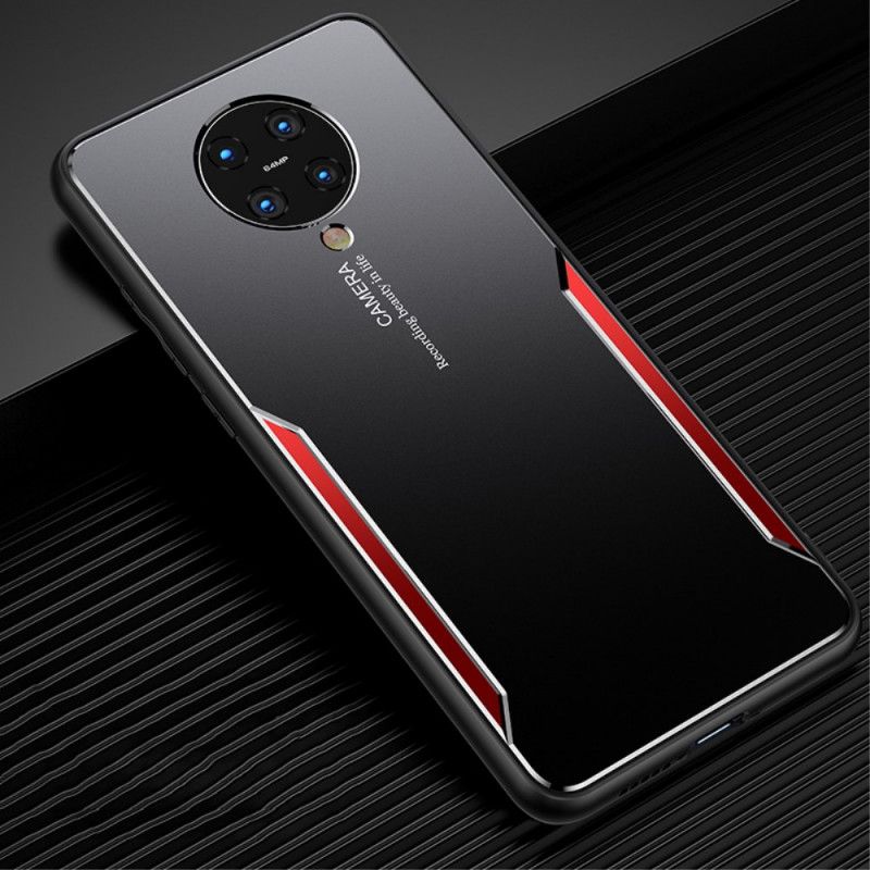 Kuori Xiaomi Poco F2 Pro Vaaleansininen Punainen Alumiinihybridi