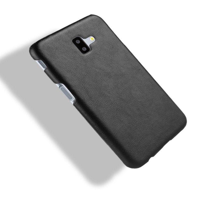 Case Kuoret Samsung Galaxy J6 Plus Musta Puhelinkuoret Litsi Nahkaa