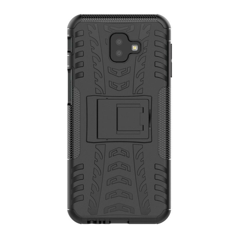 Case Kuoret Samsung Galaxy J6 Plus Valkoinen Musta Puhelinkuoret Erittäin Kestävä