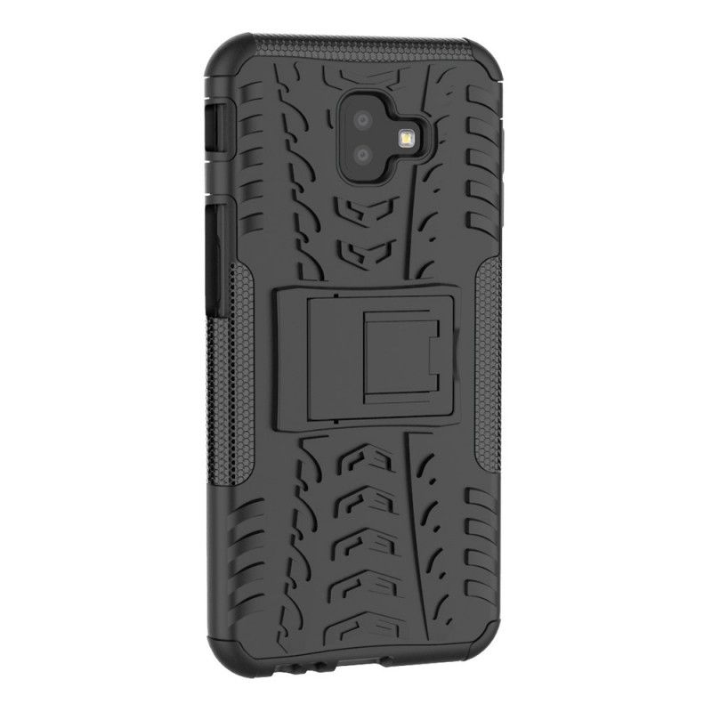 Case Kuoret Samsung Galaxy J6 Plus Valkoinen Musta Puhelinkuoret Erittäin Kestävä