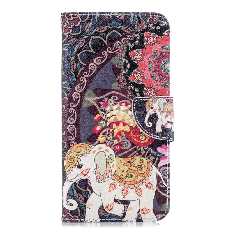 Flip Case Samsung Galaxy J6 Plus Etninen Norsu Mandala