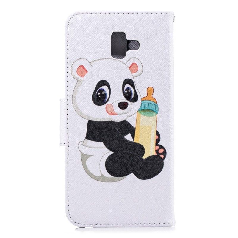 Flip Case Samsung Galaxy J6 Plus Vauvan Panda