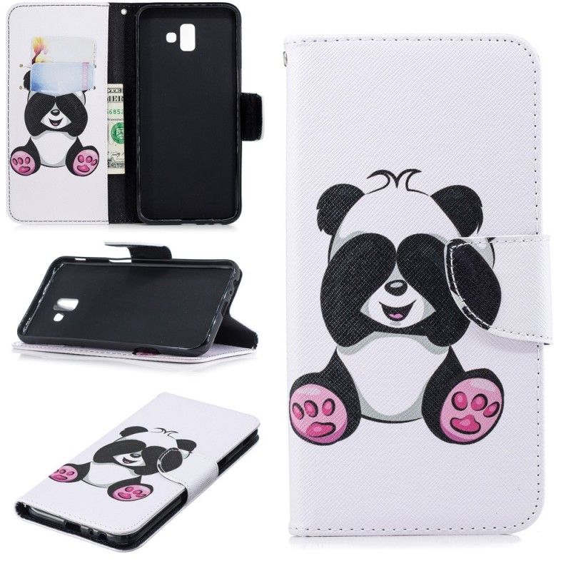 Kotelot Samsung Galaxy J6 Plus Hauska Panda