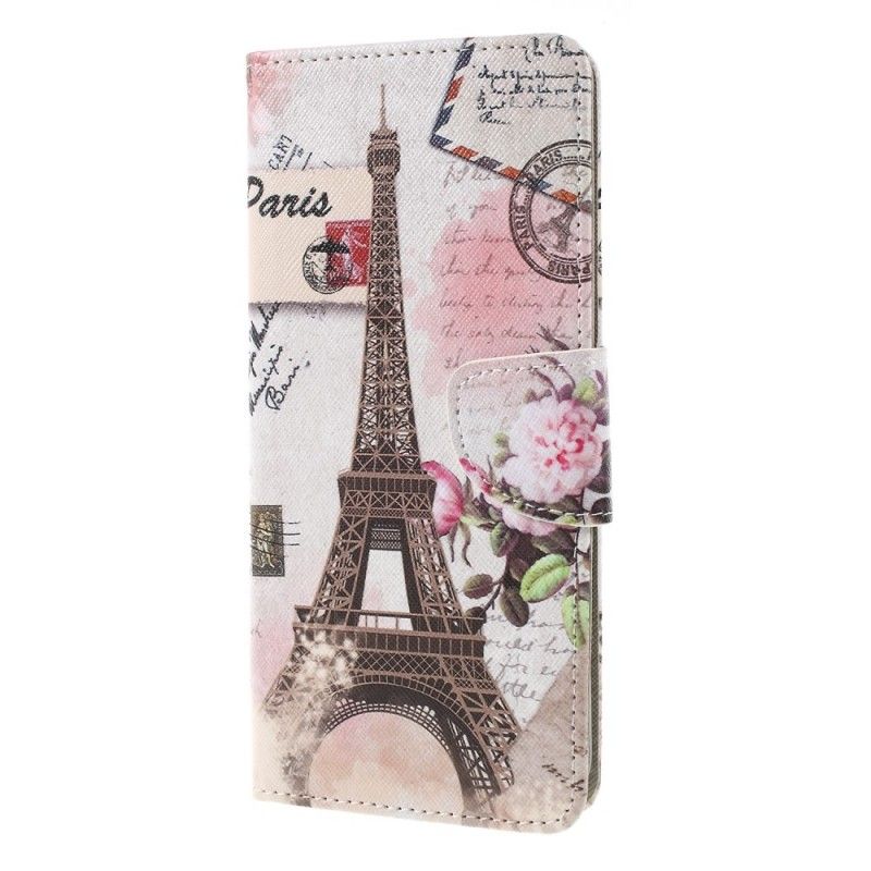 Kotelot Samsung Galaxy J6 Plus Retro Eiffel-Torni