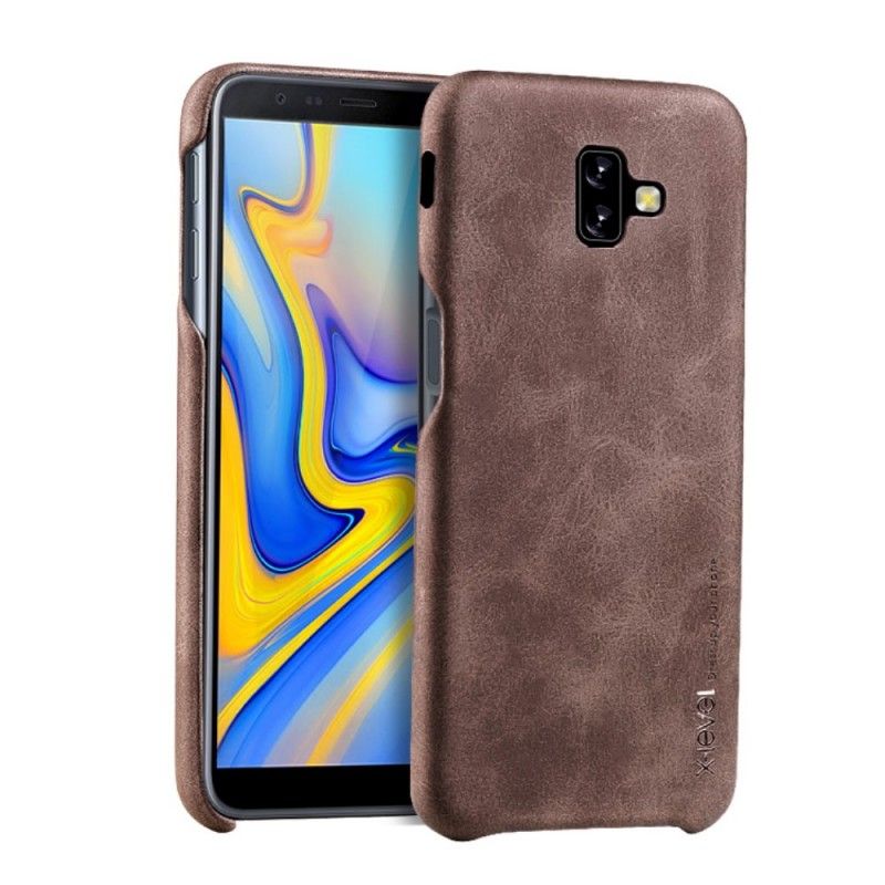 Kuori Samsung Galaxy J6 Plus Kahvi Ruskea Premium-Sarja