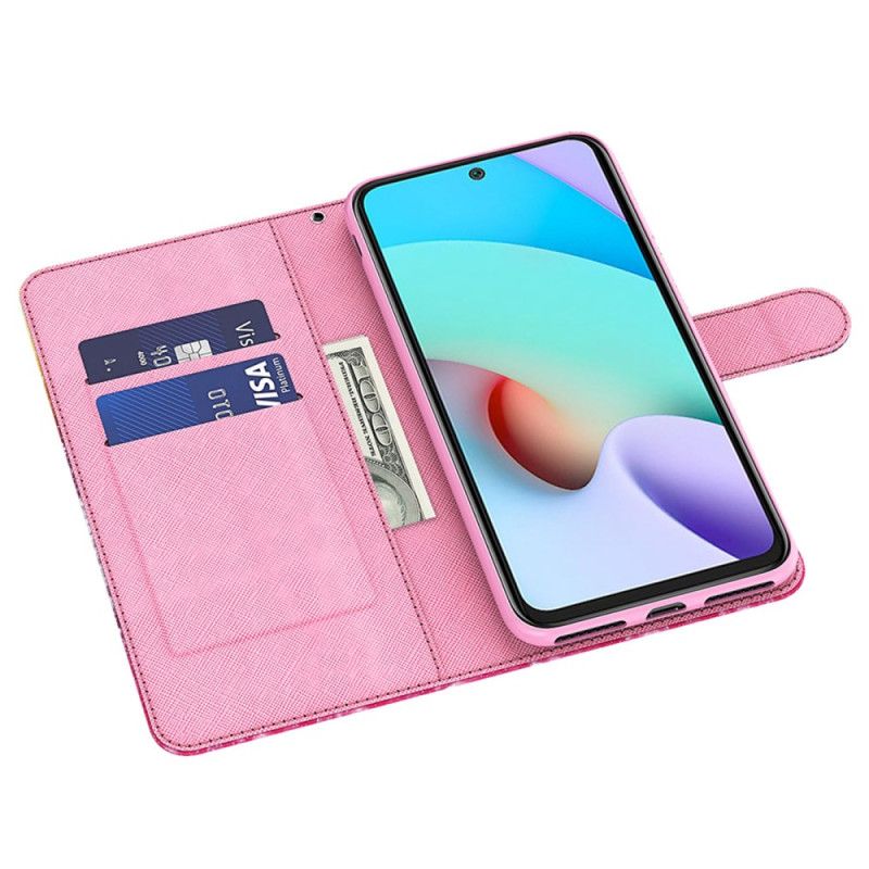 Kotelot Xiaomi Redmi Note 13 5g Siniset Perhoset Hihnalla