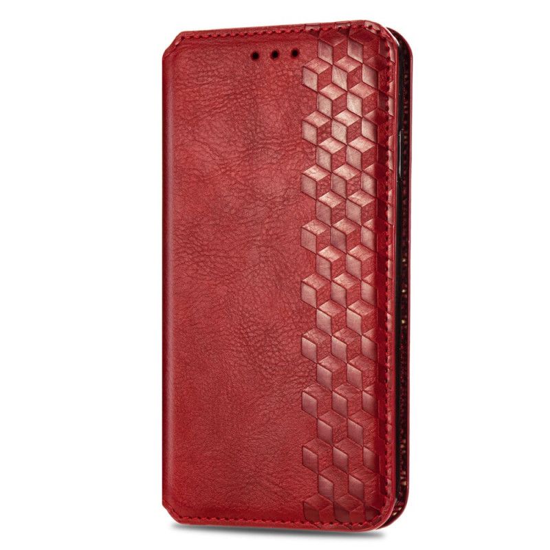 Nahkakotelo Xiaomi Redmi Note 13 5g Vintage Leather Effect -timantit Suojakuori