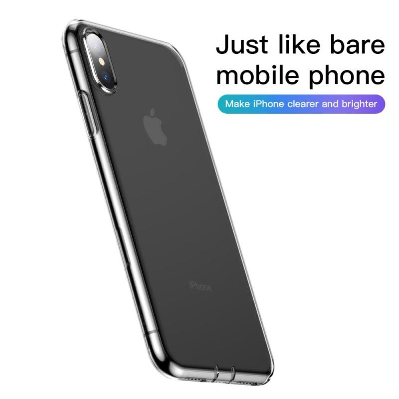 Case Kuoret iPhone XS Max Kultainen Puhelinkuoret Yksinkertainen Baseus-Sarja