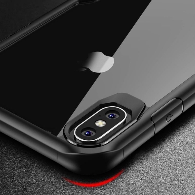 Case Kuoret iPhone XS Max Punainen Musta Puhelinkuoret Ipaky Hybridisarja