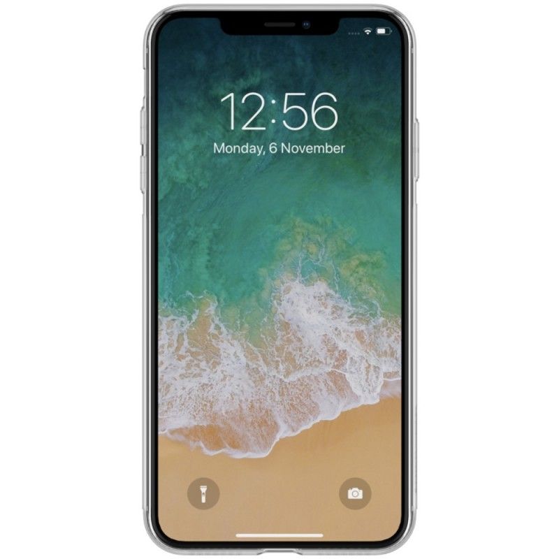 Kuori iPhone XS Max Läpinäkyvä Läpinäkyvä Nillkin Suojakuori