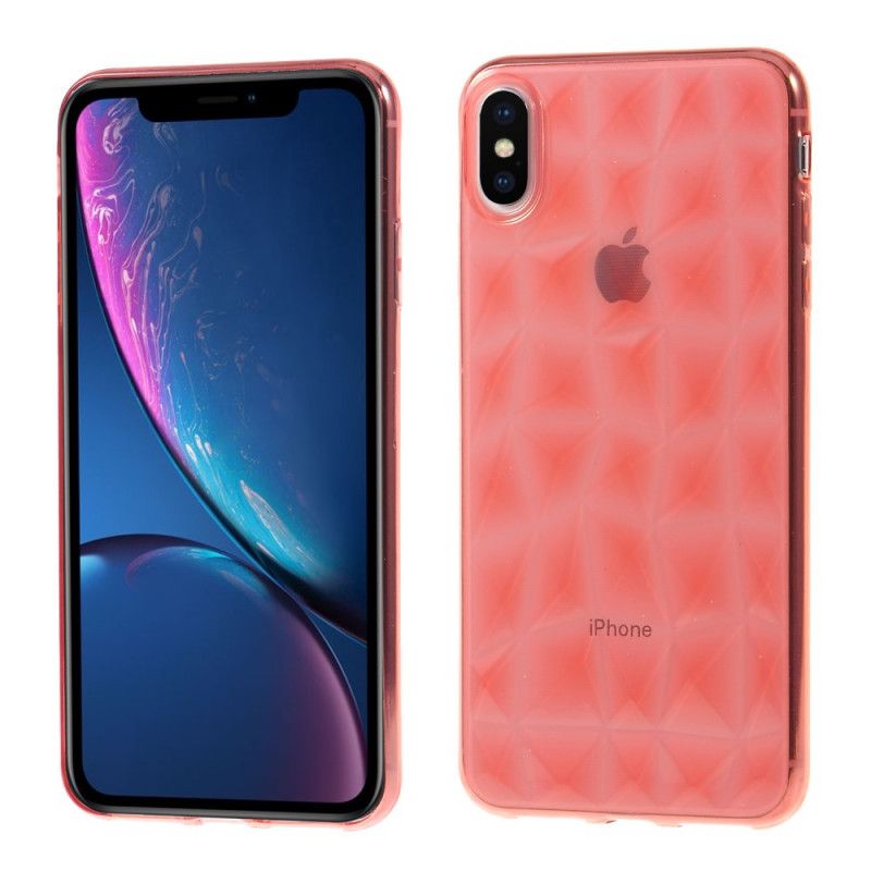 Kuori iPhone XS Max Musta Timantin Rakenne