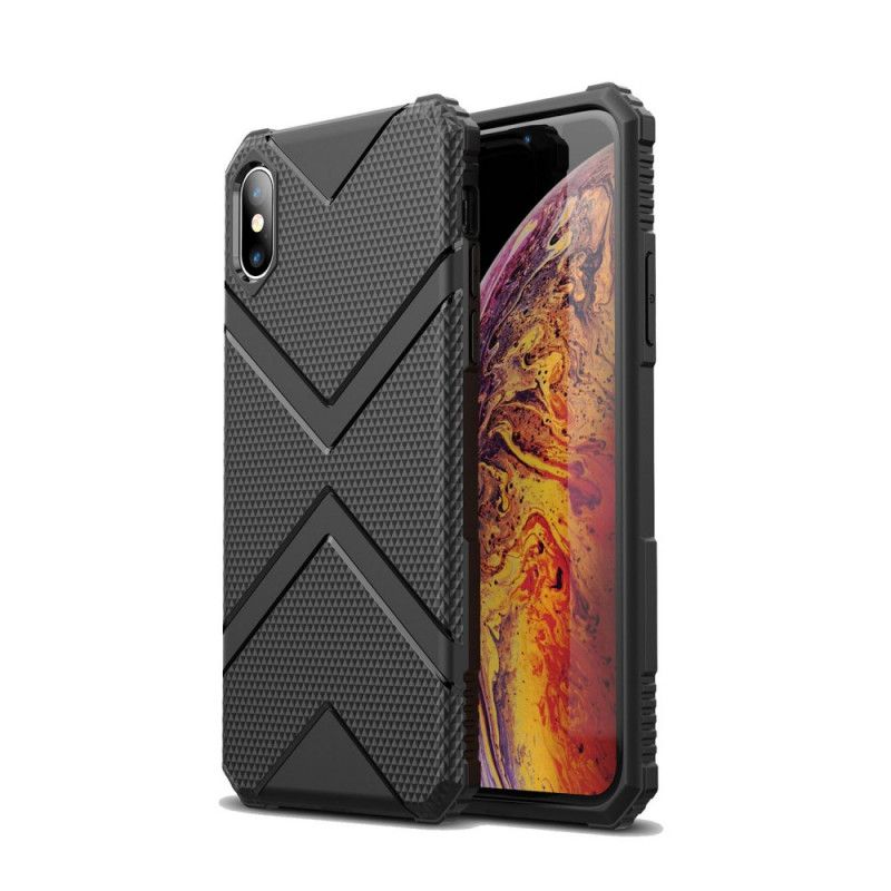 Kuori iPhone XS Max Vihreä Musta Kilpi Suojakuori