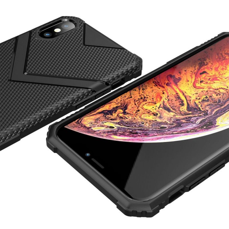 Kuori iPhone XS Max Vihreä Musta Kilpi Suojakuori