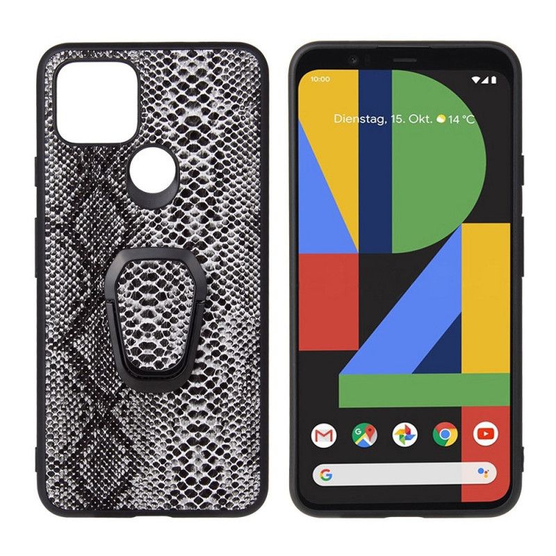 Kuori Google Pixel 5 Renkaanpitimen Käärmemalli Suojakuori