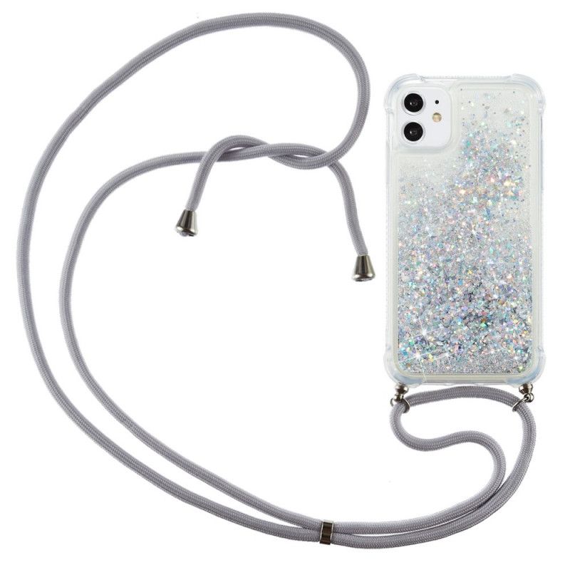 Iphone 11 Glitterkuori Johdolla