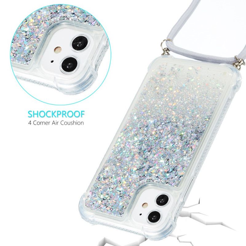 Iphone 11 Glitterkuori Johdolla