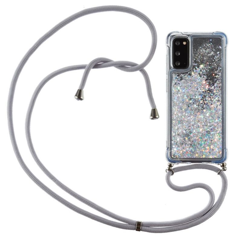 Samsung Galaxy S20 Glitter -Kuori. Johto