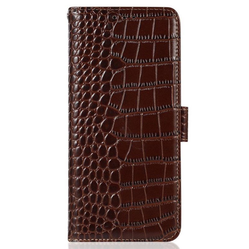 Kotelot Huawei Mate 50 Pro Crocodile Style Rfid