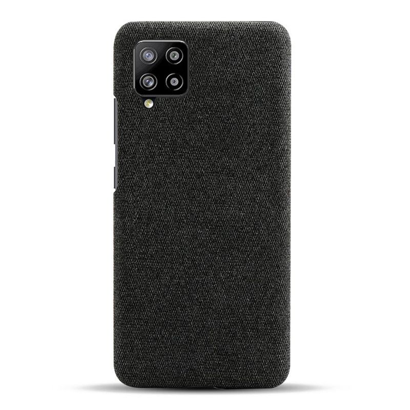 Case Kuoret Samsung Galaxy A42 5G Harmaa Musta Puhelinkuoret Kankaan Rakenne