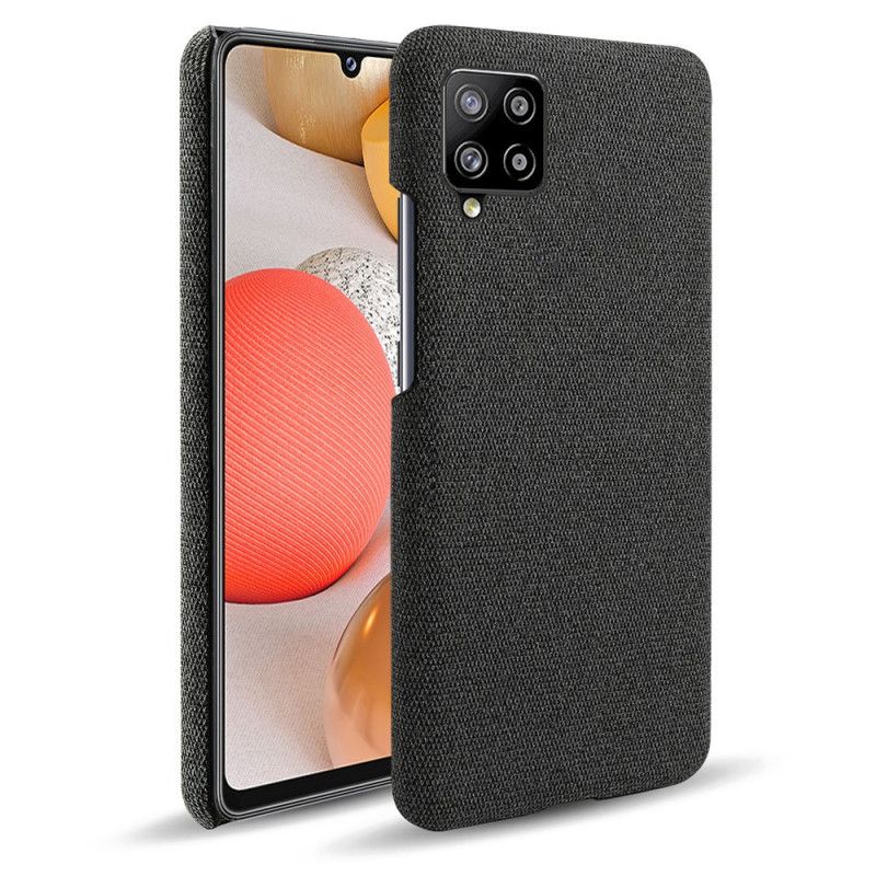 Case Kuoret Samsung Galaxy A42 5G Harmaa Musta Puhelinkuoret Kankaan Rakenne